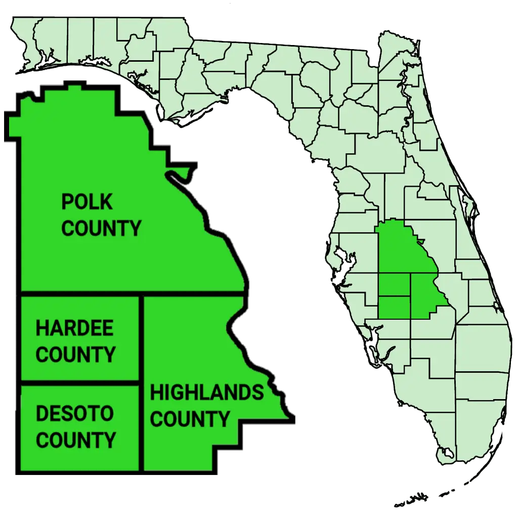 HRI Map of FL and Counties HRI Map of FL and Counties